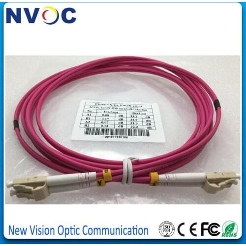30Pcs/Lot,LC-LC Multi-Mode MM OM4 40G Duplex DX Fiber Optical Patch Cord,LC/UPC-LC/UPC 10M 15M OM3-550 Fiber Optic Jumper