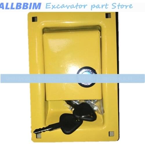 For Volvo EC210/240/290/360 Side door lock side cover Excavator hydraulic pump cover door lock core accessories high quality
