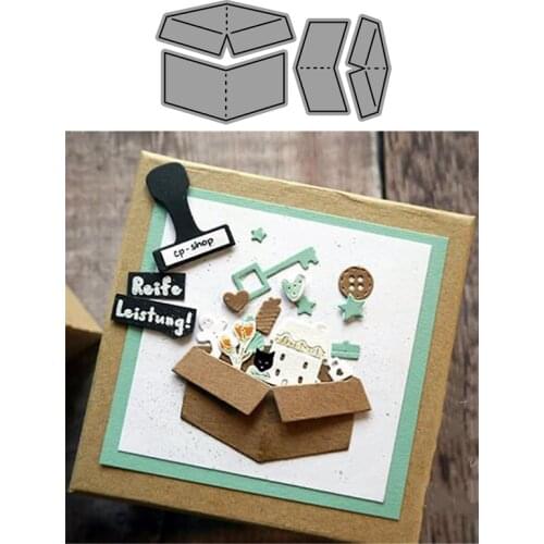 CH 2020 New Arrival box Metal Cutting Dies Stencils for DIY Scrapbooking/photo Album stamps Decorative Embossing DIY Paper Card