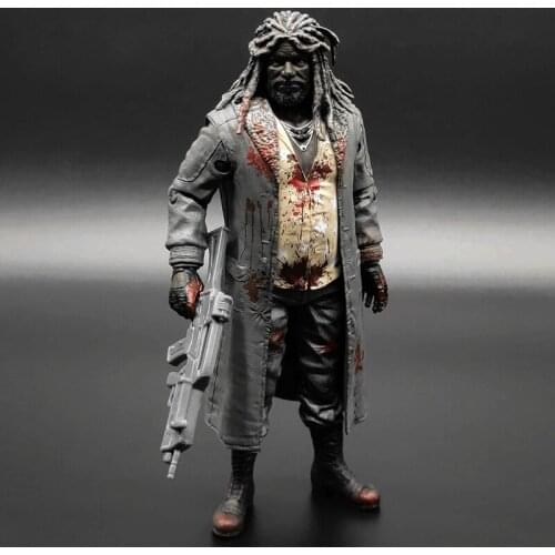 Wolking Dead Figures Ezekiel Residents Evil Zombies 5inch Doll Action Figures Model Table Ornament Macfarlane