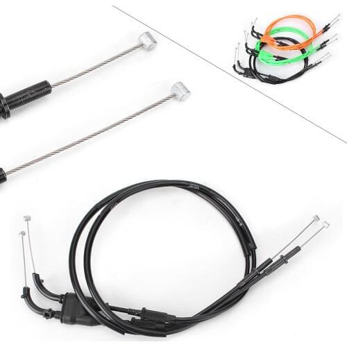 GZYF 1 pair New Motorcycle Throttle Cable Accelerator Wire for KAWASAKI Ninja ZX-6R 2009 2010 2011 2012 2013 2014 2015 2016