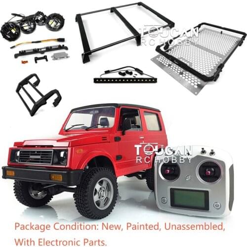 Capo 1/6 RC Remote Comtrol Crawler Car SIXER1 Samurai Jimny FS I6S Roof Rack Light Outdoor Toys For Boys Gift THZH0547-SMT6