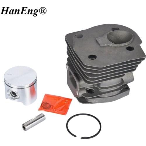44MM CYLINDER KIT LOW TYPE FOR HUSVANA CHAINSAW 350 351 353 346 CYLINDER ASSY PISTON RING PIN CLIPS ASSEMBLY