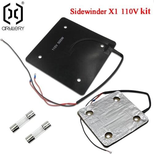 2020！Artillery Rattlesnake 3D printeSidewinder X1 and Geniusr dedicated hot bed heating cotton