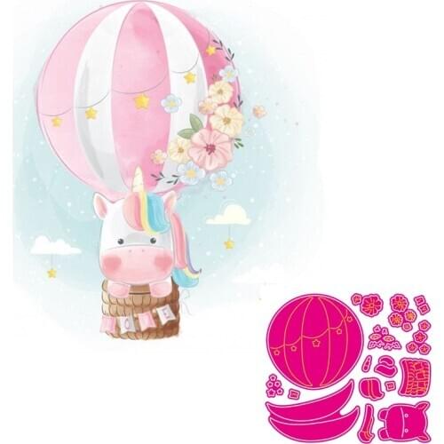 Unicorn Metal Cutting Dies Lovely Animals Doll Stencil for DIY Scrapbooking Craft Cards Decoration