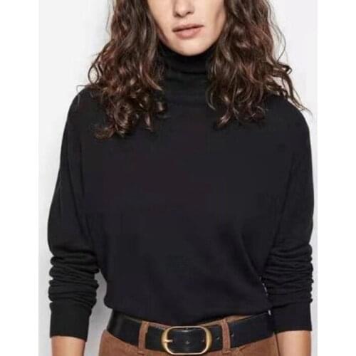 2020 Autumn and Winter New 100% Cashmere Women Sweater Warm Inner Turtleneck Sweater Ladies Knit Bottoming Shirt