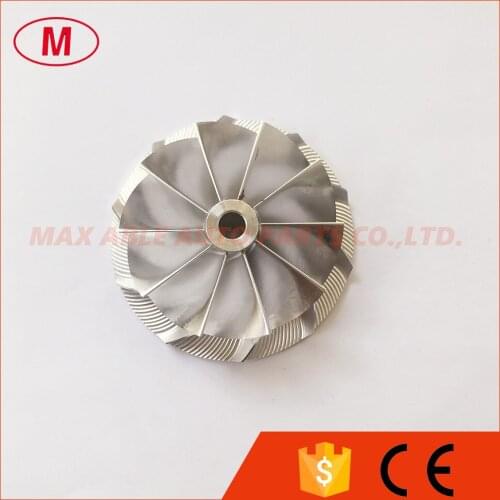 RHF3 reverse 37.50/48.00mm 10+0blades high blade Turbo milling/aluminum 2618/billet compressor wheel