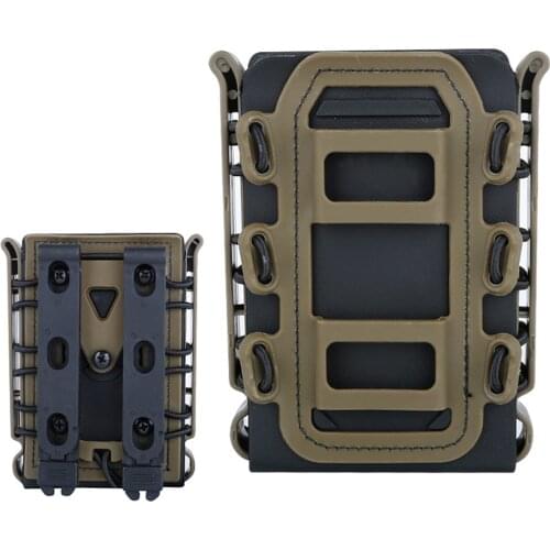 Tactical Magazine Pouch Molle For Ar15 M4 5.56 7.62 9mm Fast Mag Quick Release Mag TPR Holster Case Box Hunting Gear Pouch