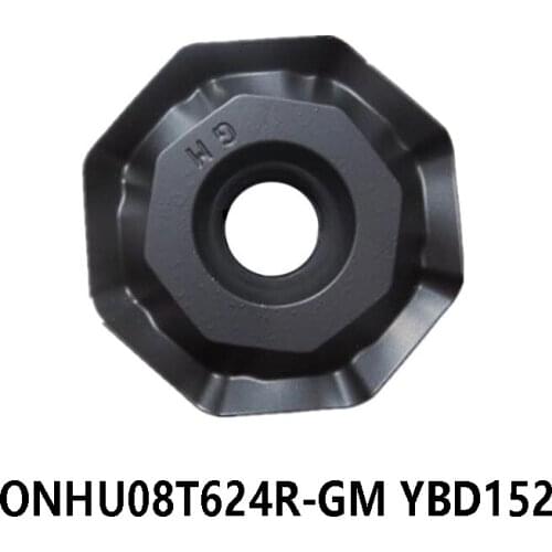 100% Original ONHU08T624R-GM YBD152 ONHU08T6 ONHU 08T624 Lathe Cutter Turning Tools Octagon Cast Iron CNC Lathe Inserts