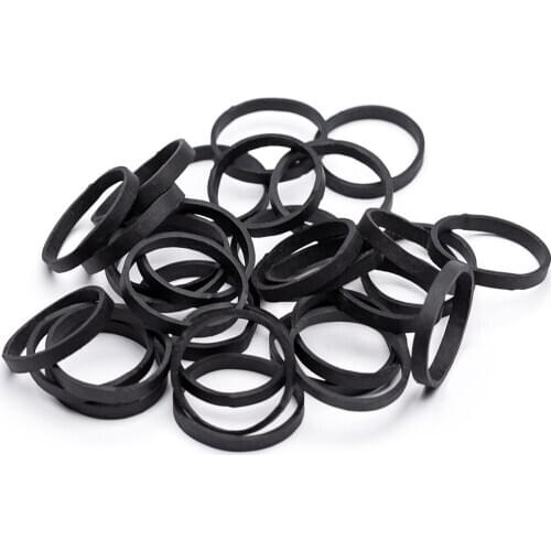 100 PCS/Bag EZ Tattoo Rubber Bands Black Small Size fit for Powerful Coil Machine or Small Rotary Tattoo Machine
