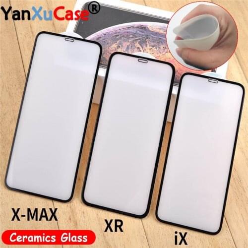 3D Full Cover Ceramics Screen Protector For iPhone SE 2020 Soft Glass For 12 Mini 11 Pro Max XS Max XR X 8 7 6 Plus Film on i12