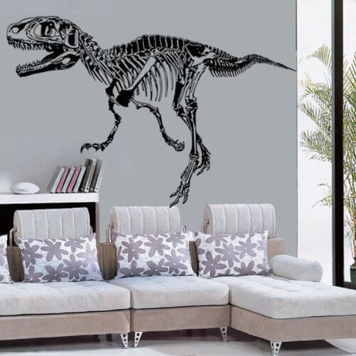 3D Wall Art Personality 56*85cm Dinosaur Removable Creative Wall Sticker Animal Bedroom Living Room Decoration Adesivo De Parede