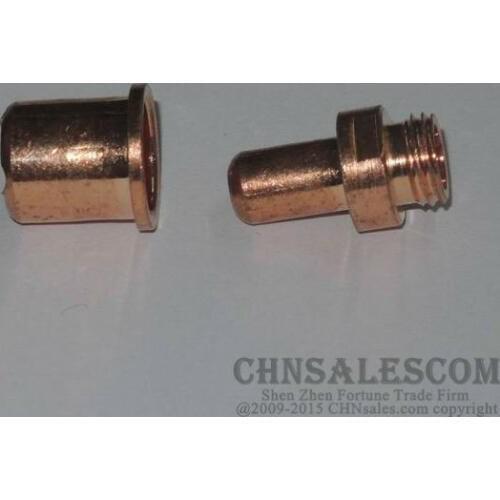 CHNsalescom 60 PCS CEBORA P70 Plasma Cutter Electrodes Ref.1402 + TIP Nozzles Ref.1396