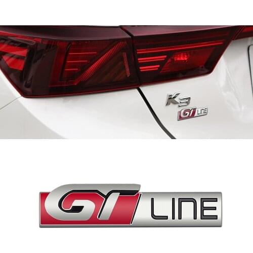 Car Fender Trunk Gt Line Logo Badge Sticker For PEUGEOT 208 308 3008 4008 5008 206 207 307 407 4007 Car Styling Accessories