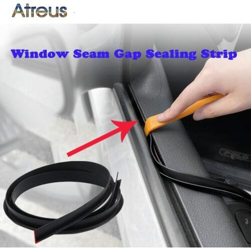 Car Styling 1M Window Gap Soundproof Trim Seal Strip For Mercedes Benz W204 W203 W205 W213 W212 CLA GLA B C A clase W176 Tesla