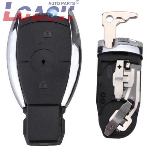 Smart Key Case Shell with Battery Clamp Holder for Mercedes Benz CL SLk CLK C E S Class with blade 2 button 3 button