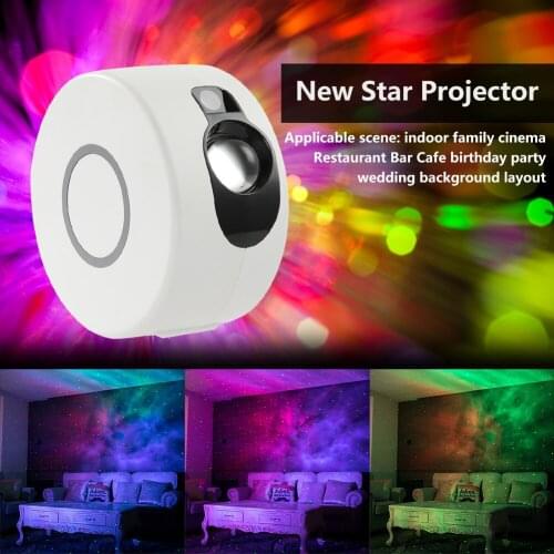 Galaxy Projector Speaker Night Light Rotating Starry Sky Projector Remote Control Children Bedroom Star Night Lamp