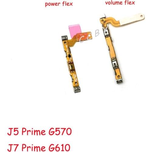 Power On Off Volume Up Down Button Flex Cable For Samsung Galaxy J5 Prime G570 / J7 Prime G610 Power On off Volume Switch Flex