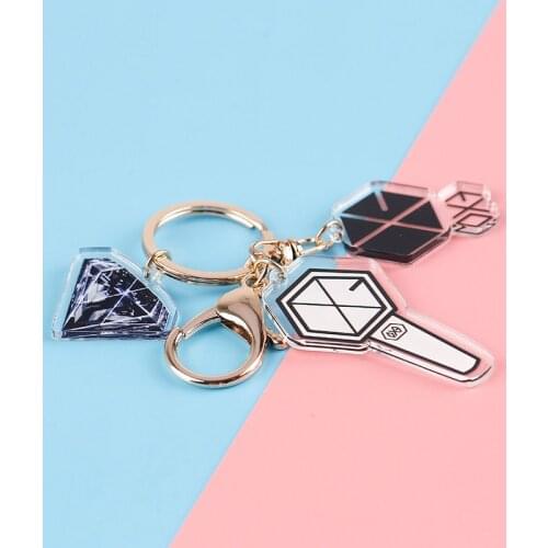 Kpop Exo Twice Got7 Seveteen Acrylic Keychain Fan Collection Gifts