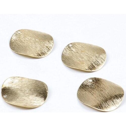 Brass wave Round Charms,Textured Earring Findings,Textured Pendants,Raw Brass Circle Shaped Pendants With 1 Loop,25mm,RB-1065