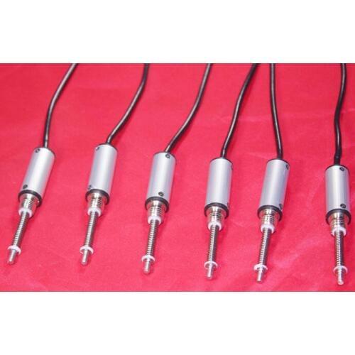 PM11 micrometer precision micro linear displacement sensor. transducer for micron detection.Miniature spring reset sensor