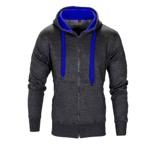 Mens Tracksuit Jogging Tops Gym Suit Warm Hoodie Coat Trackies Comfortable Fashion Simplicity Casual All-Match Trend 2020