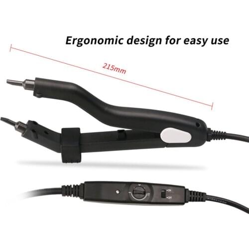 New LOOF Temperature Control Hair Connector for hair extensions Mini Sol Head Smart Handle Hair Extension Heat Iron EU Plug