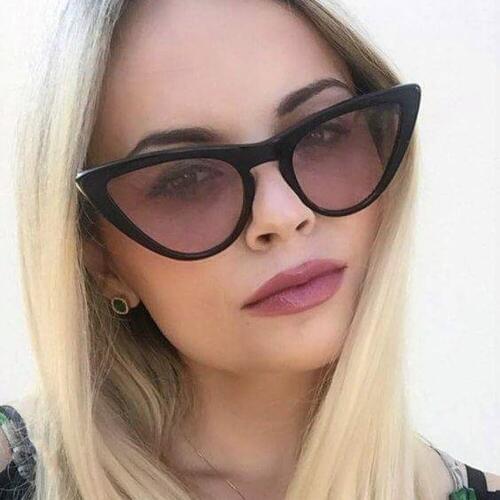 New Stylish Cat Eye Women Sunglasses Summer Party Fashion Woman Sunglass Designer Cateye Sun Glasses UV400 D'El0211