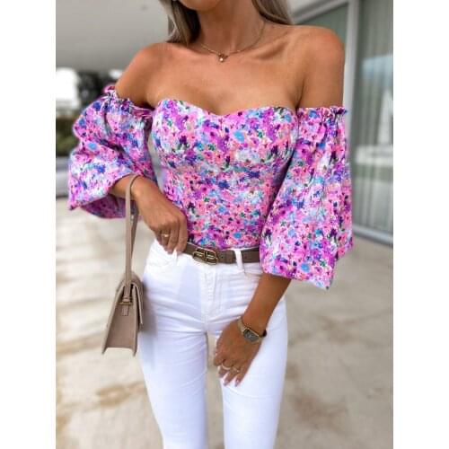 Блузки с открытыми плечами RANMO China At AliExpress