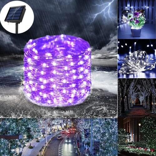 Christmas Decorations For Home Outdoor Lights Garland Solar Led Festoon Fairy String Light 10/20M For Halloween New Year Decor