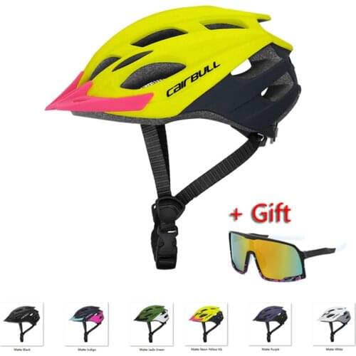 CAIRBULL Women Mountain Riding Cycling Integrally-molded Helmet Sunglasses DH MTB Ultralight Bicycle Helmet Road Bike Helmet Men