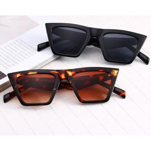 Fashion Vintage Square Sunglasses Women Designer Luxury Man/Women Cat Eye Lady Outdoor Sun Glasses Classic Oculos De Sol UV400