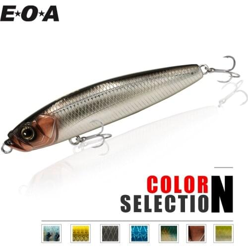 EOA Pilot Sinking Pencil 77mm 10.5g 12.3g 14g Tungsten Bob-weight Slow Sinking Hard Bait Fishing Lures