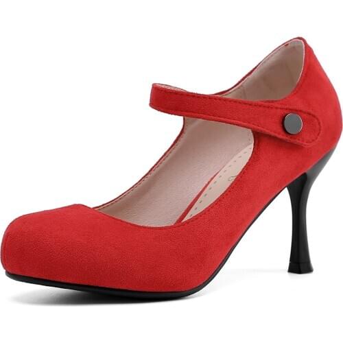 Female fashion 2019 age season high with shallow mouth joker single shoe tide 40-43