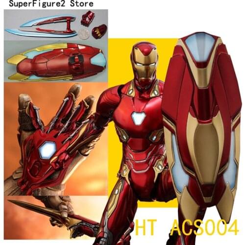 100% Genuine HOT TOYS HT ACS004 1/6 Scale Action Figure MK50 Accessories Set Model Without body STARK