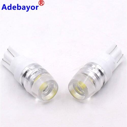 100PCS T10 W5W 194 5630 T10 2 SMD 5630 Lens LED 2md 5730 Spot 168 Car Light Auto Bulb License Plate Light White