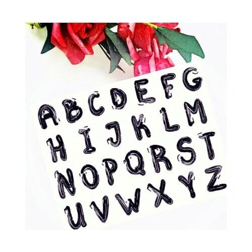 14*18CM English Transparent Clear Stamps / Silicone Seals Roller Stamp For DIY Scrapbooking Photo Album/Card Making