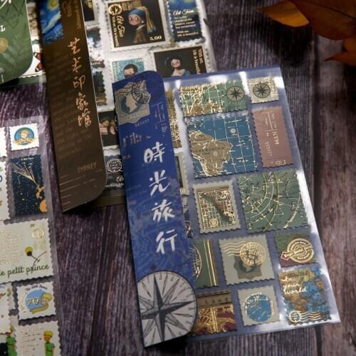 2 pcs/set Le Petit Prince stamp Stationery Sticker Scrapbooking Journal Diary Diy Label Map Craft Stickers For Kids Boys Girls