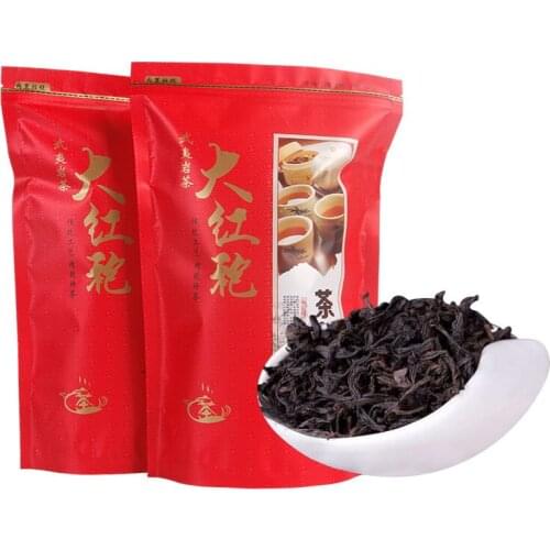 2021 China Da Hong Pao Oolong -Tea Chinese Big Red Robe Rougui Dahongpao Cha Organic Green Food -Tea Pot