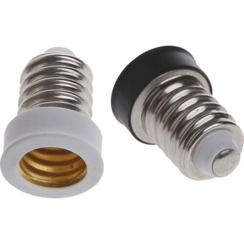 1Pc E14 to E12 Base Adapter LED Bulb Socket Converter Lamp Holder Adapter AXYC