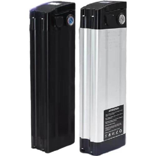36V 20ah Top Discharge electric bike silver fish battery for 500w 750W 1000W motor Aluminum housing with Charger