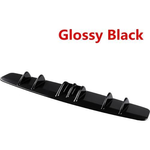 Shark Fin Style 84cm Universal Car Rear Bumper Lip Diffuser Bumper Spoiler Protector Lip Diffuser For Audi For Benz For Subaru