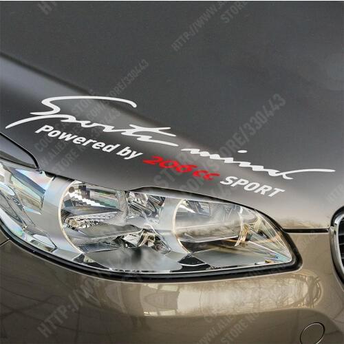 Customization Sports mind Car Covers Car Stickers Decal Car-Styling For peugeot 206cc car accessories
