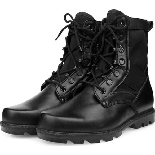 Spring Autumn Men Outdoor Camping Hunting Hiking Tactical Military Travel Combat Boots Anti-pressure Fire Defence Puncture Shoes