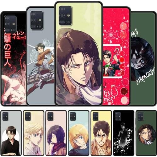 Anime Attack On Titan Phone Case for Samsung Galaxy A51 A71 A21S A12 A11 A31 A52 A41 A32 5G A72 A02S Silicon Back Cover