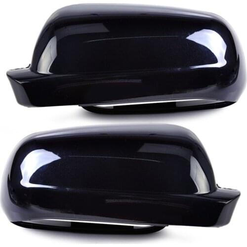 1 Pair Black Right + Left Rearview Wing Mirror Cover Case Cap For Vw Golf Mk4 Passat B5 1998-2005 Jetta 2001 2002 2003 2004