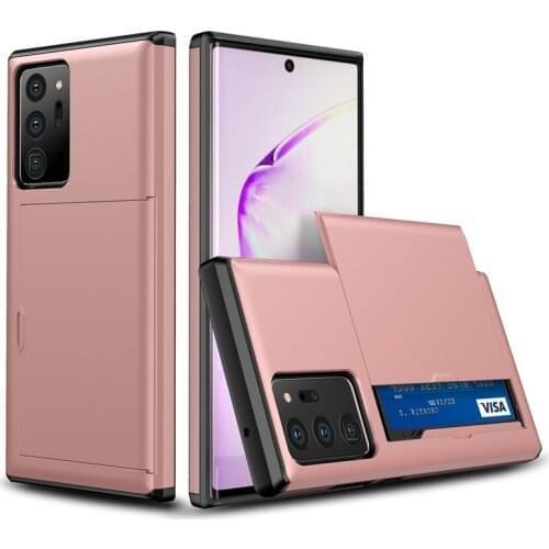 For Samsung Note20 20Ultra S20 S20Ultra Case Business Sliding Cover Card 2-in-1 To Protect Mobile Phone Case