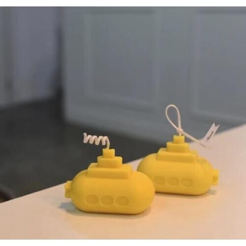 Ins submarine spaceship scented plaster Candle Mold Silicone Goddess Shape Wax Mold Scented Candle Making