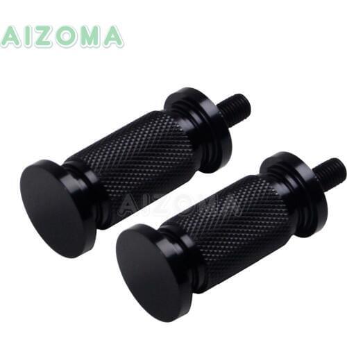 Motorcycle Gear Shift Brake Lever Toe Pegs CNC Toepegs Pedals Footpegs 8mm Bolts For Harley Dyna Touring Sprotster xl 1200 883