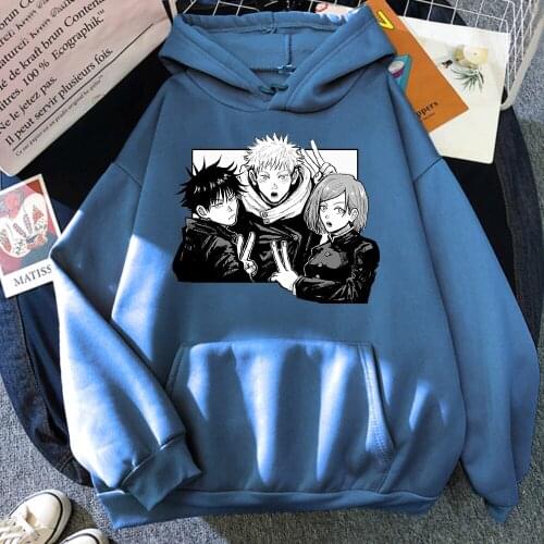 Yuji Itadori Jujutsu Kaisen Anime Mens Hoodies Brand Mens Hoodie Autumn Warm Harajuku Streetwear With Print